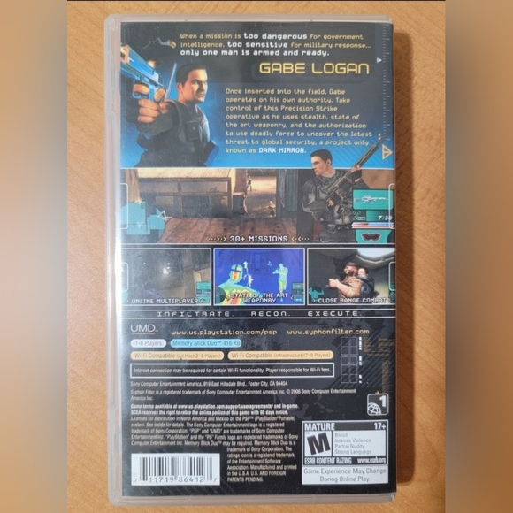 Syphon Filter Dark Mirror for PSP - Picture 2 of 5